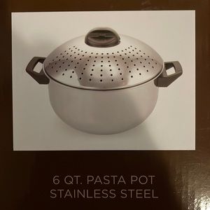 New in Box 🍝🥘 6 Qt Stainless Steel Pasta Pot
